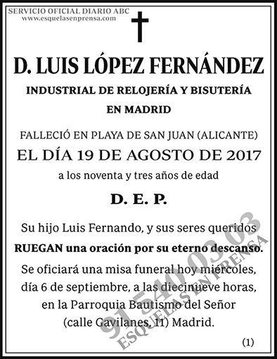 Luis López Fernández